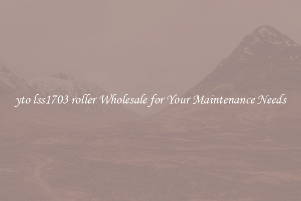 yto lss1703 roller Wholesale for Your Maintenance Needs