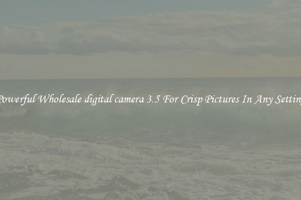 Powerful Wholesale digital camera 3.5 For Crisp Pictures In Any Setting