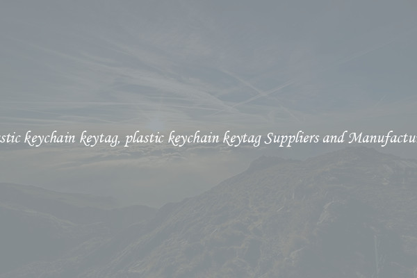 plastic keychain keytag, plastic keychain keytag Suppliers and Manufacturers