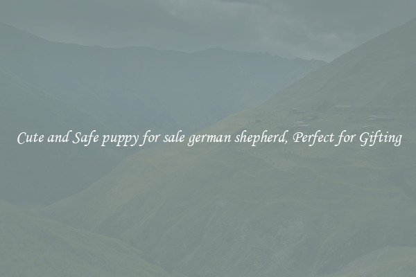 Cute and Safe puppy for sale german shepherd, Perfect for Gifting