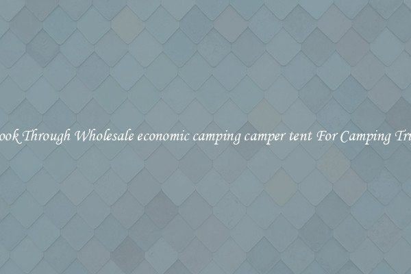 Look Through Wholesale economic camping camper tent For Camping Trips