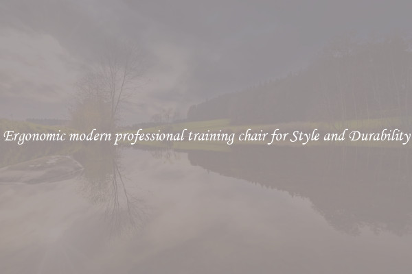 Ergonomic modern professional training chair for Style and Durability