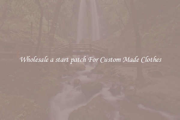 Wholesale a start patch For Custom Made Clothes