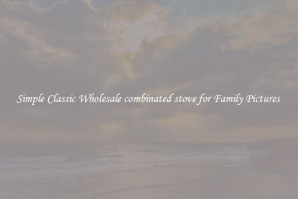 Simple Classic Wholesale combinated stove for Family Pictures 