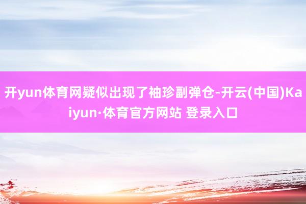 开yun体育网疑似出现了袖珍副弹仓-开云(中国)Kaiyun·体育官方网站 登录入口